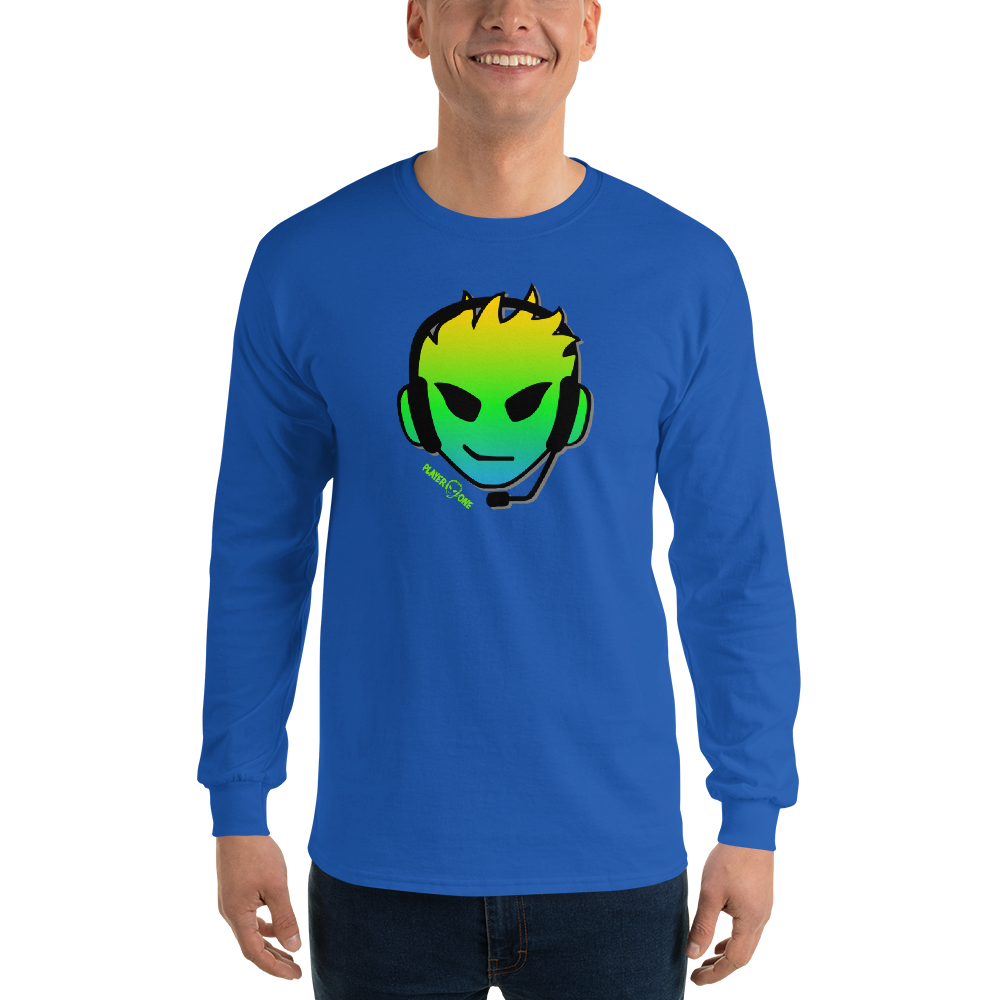 PLAYERONE GREEN GRADIENT LONG SLEEVE