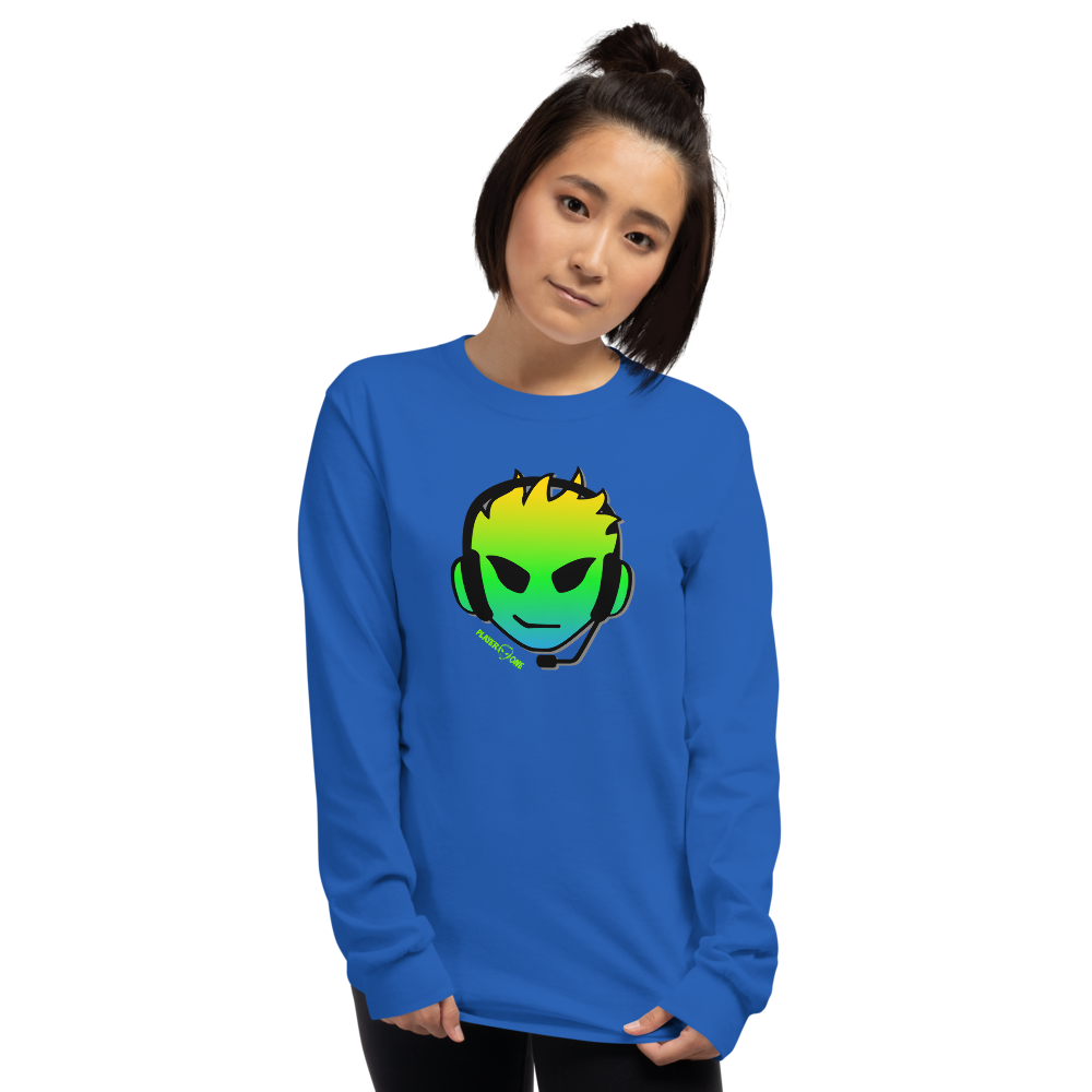 PLAYERONE GREEN GRADIENT LONG SLEEVE