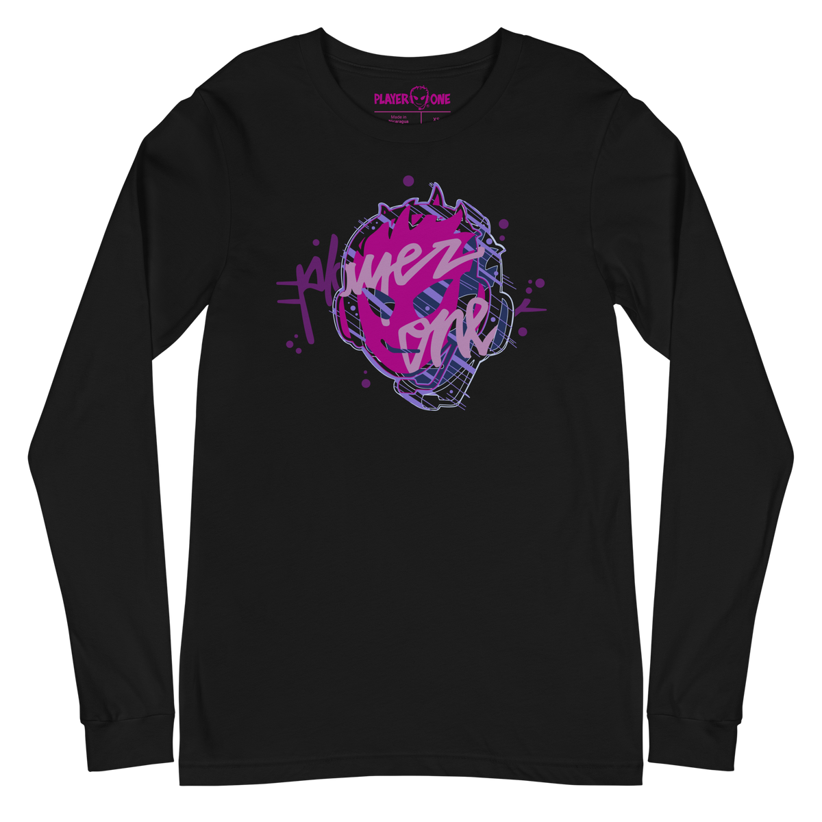PLAYERONE 3D LONG SLEEVE PINK