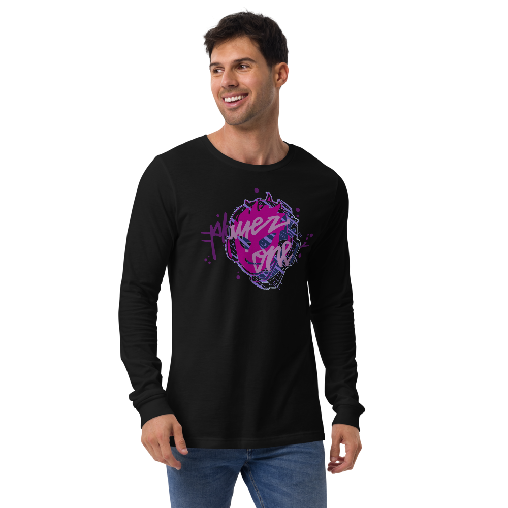 PLAYERONE 3D LONG SLEEVE PINK