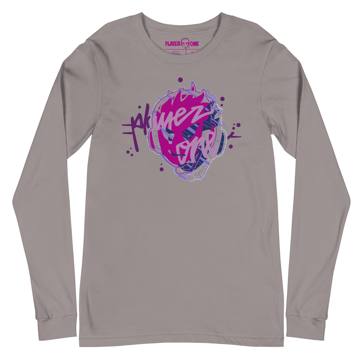 PLAYERONE 3D LONG SLEEVE PINK