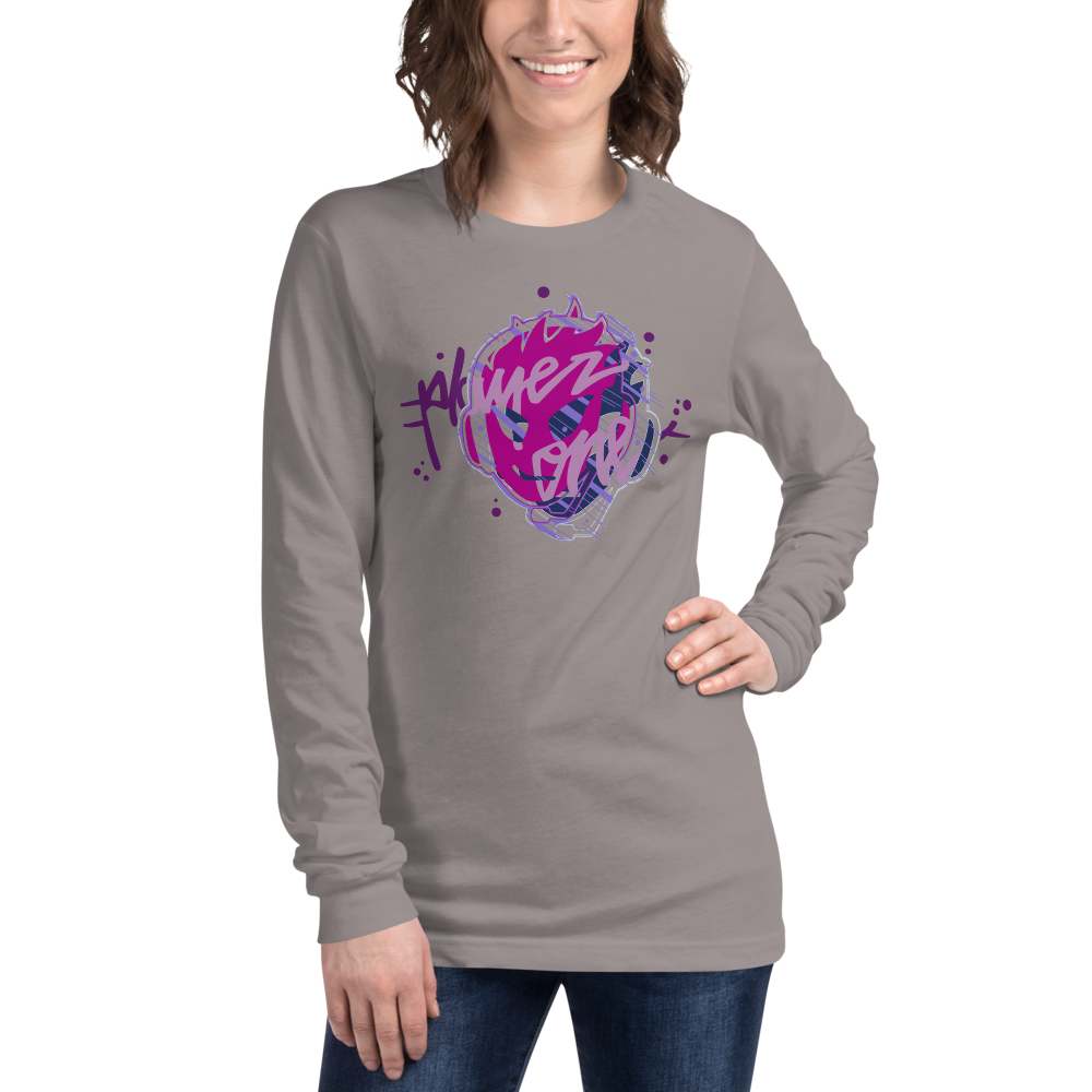PLAYERONE 3D LONG SLEEVE PINK