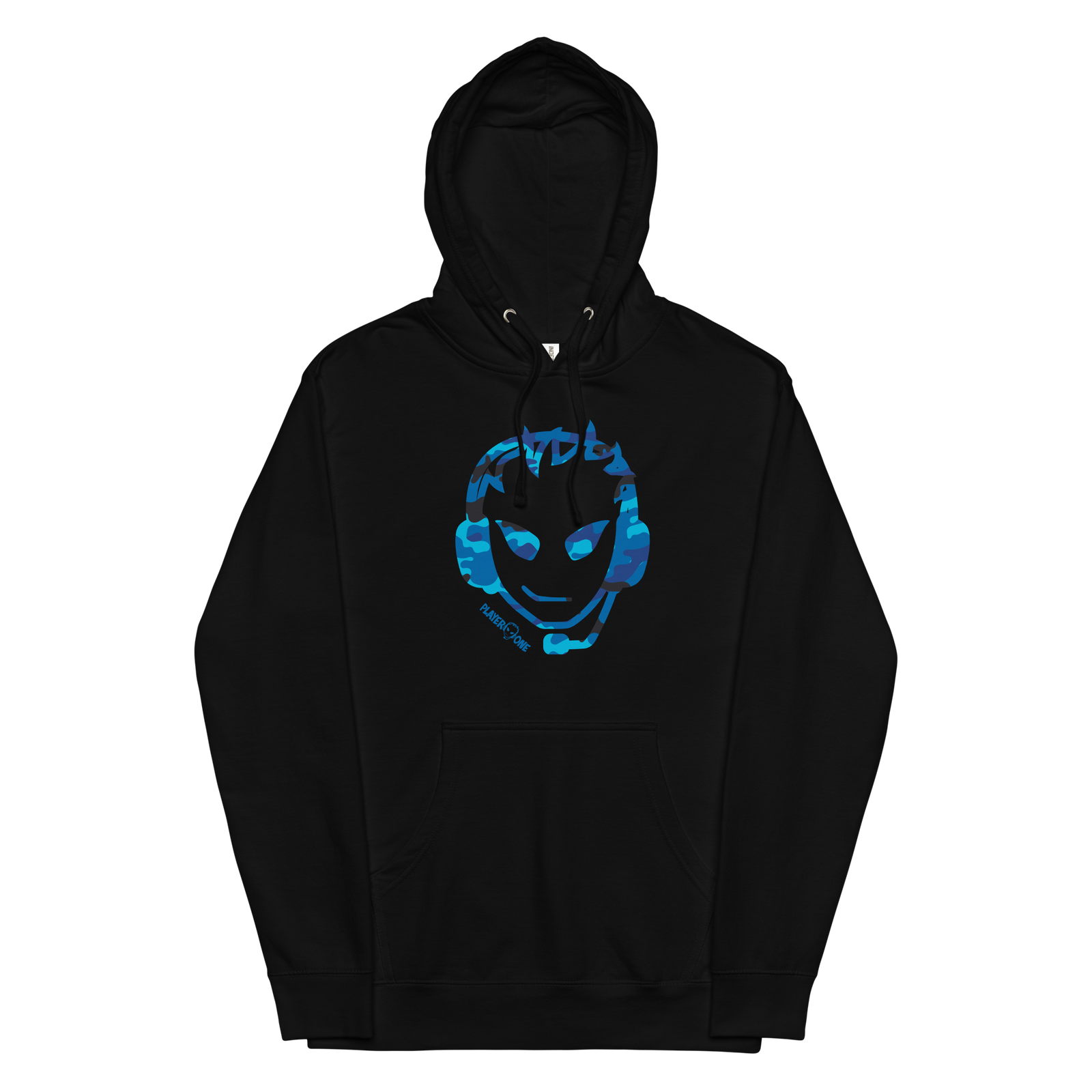 PLAYERONE BLUE CAMO HOODIE