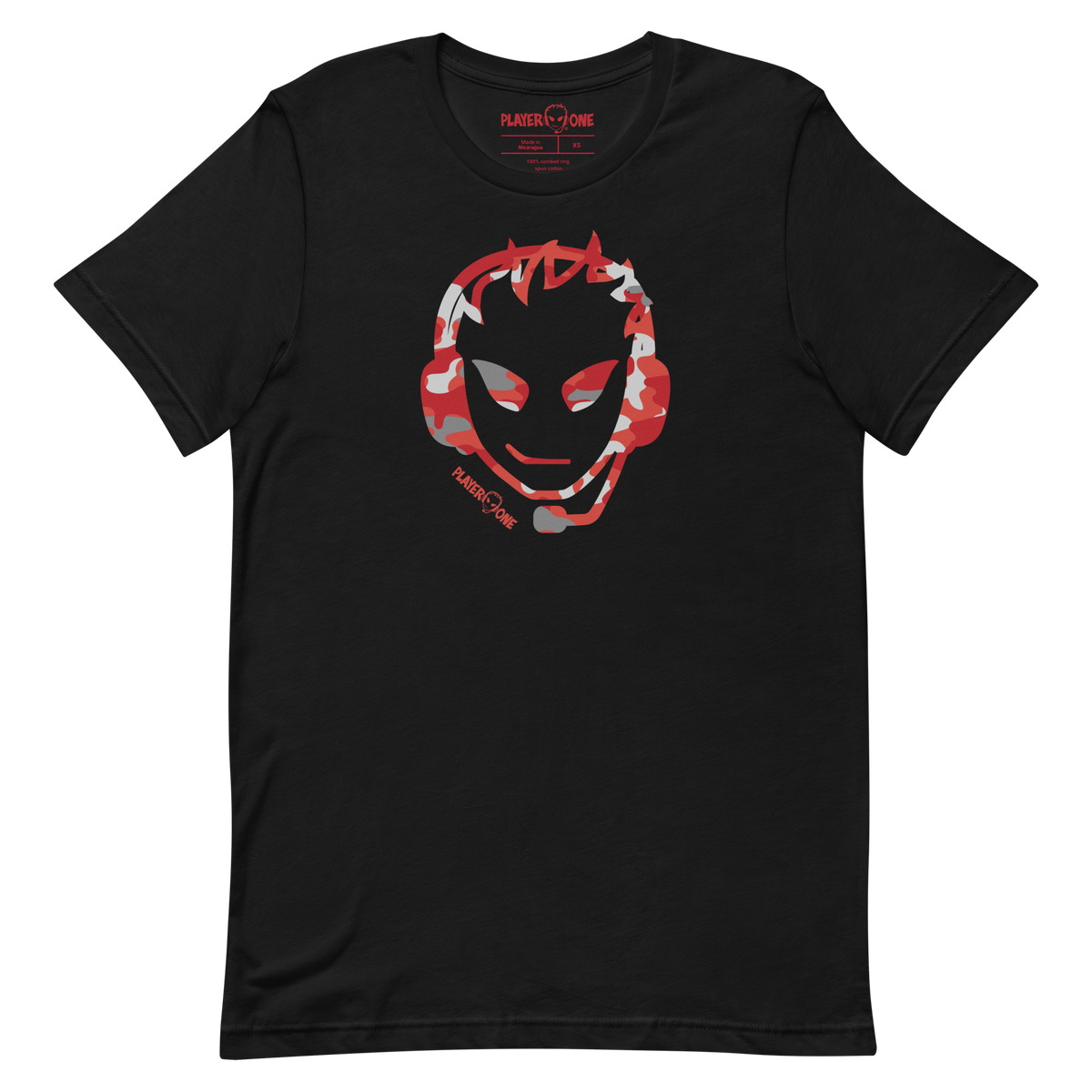 PLAYERONE RED CAMO T-SHIRT