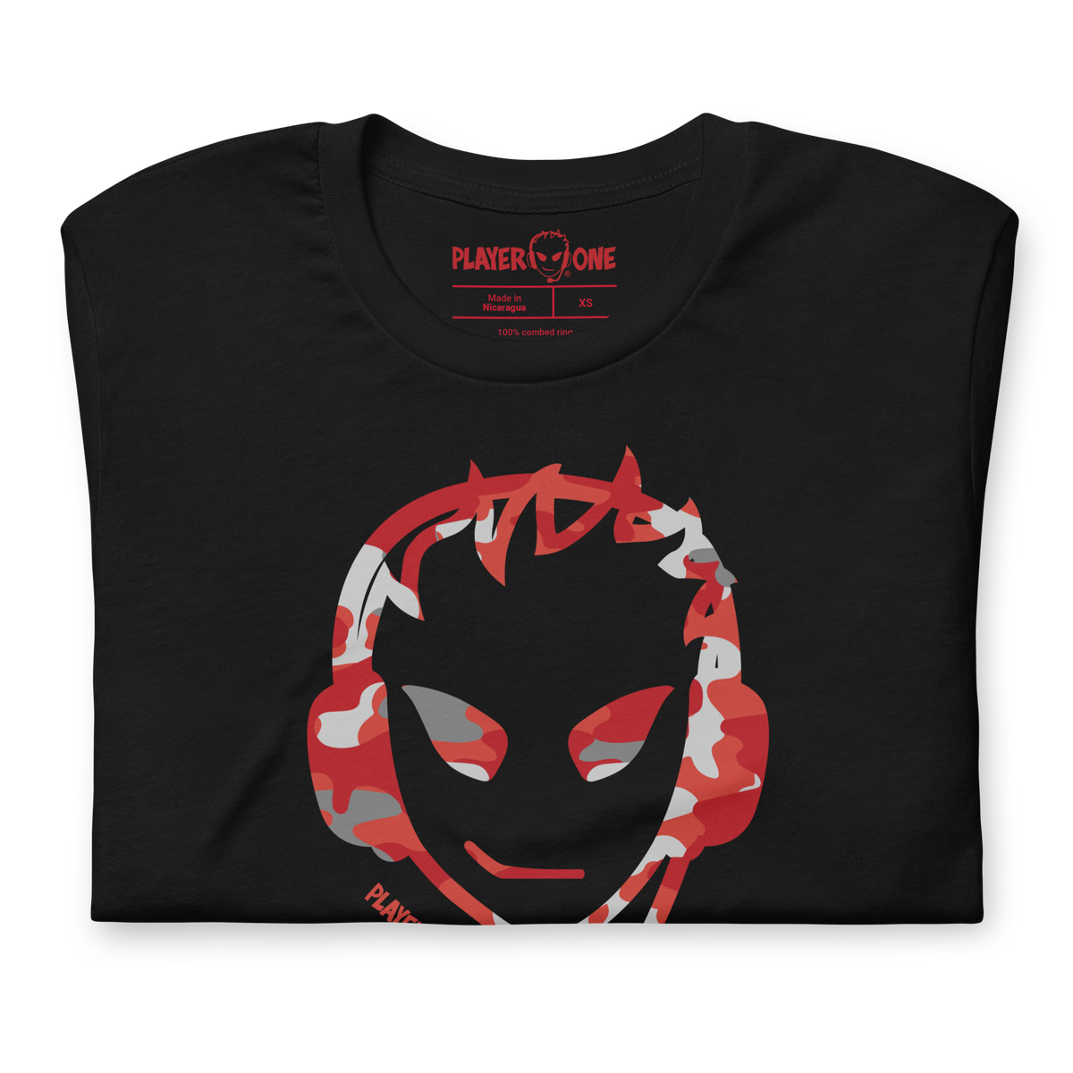 PLAYERONE RED CAMO T-SHIRT