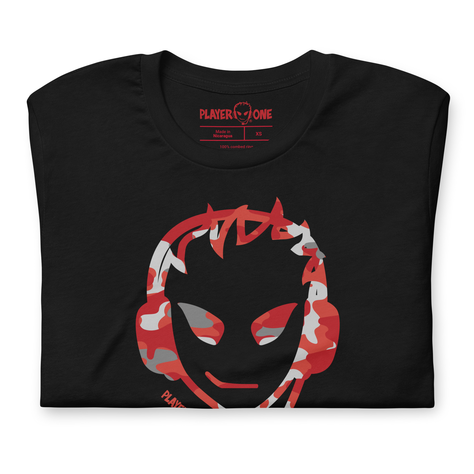 PLAYERONE RED CAMO T-SHIRT