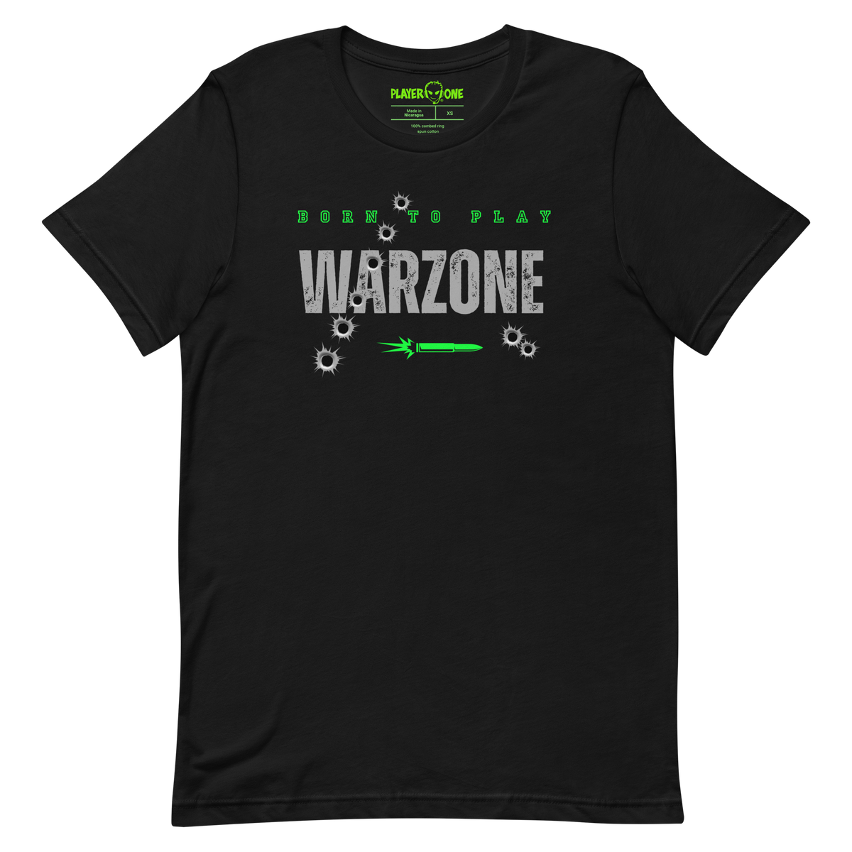 WARZONE GAMER T-SHIRT GREEN
