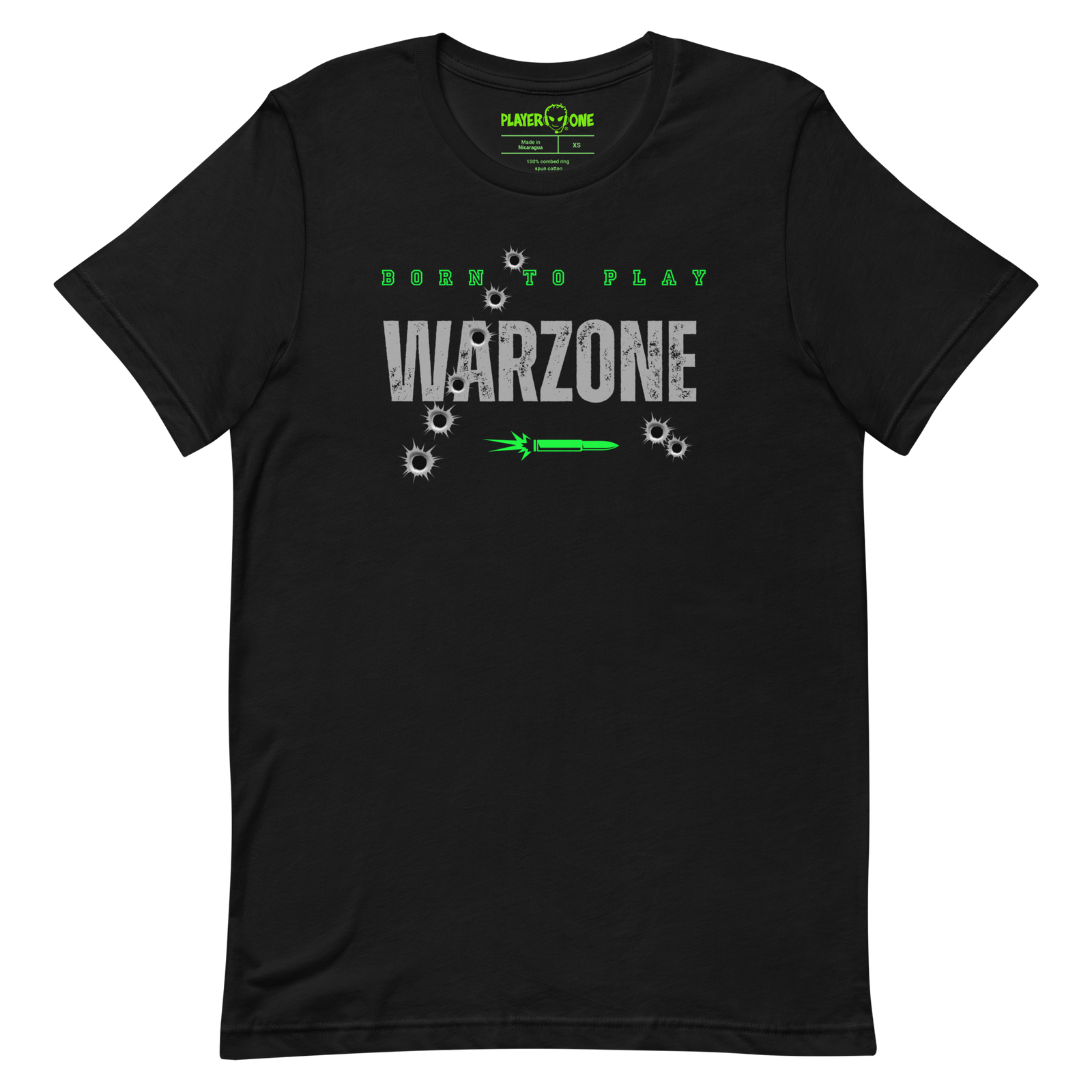 WARZONE GAMER T-SHIRT GREEN