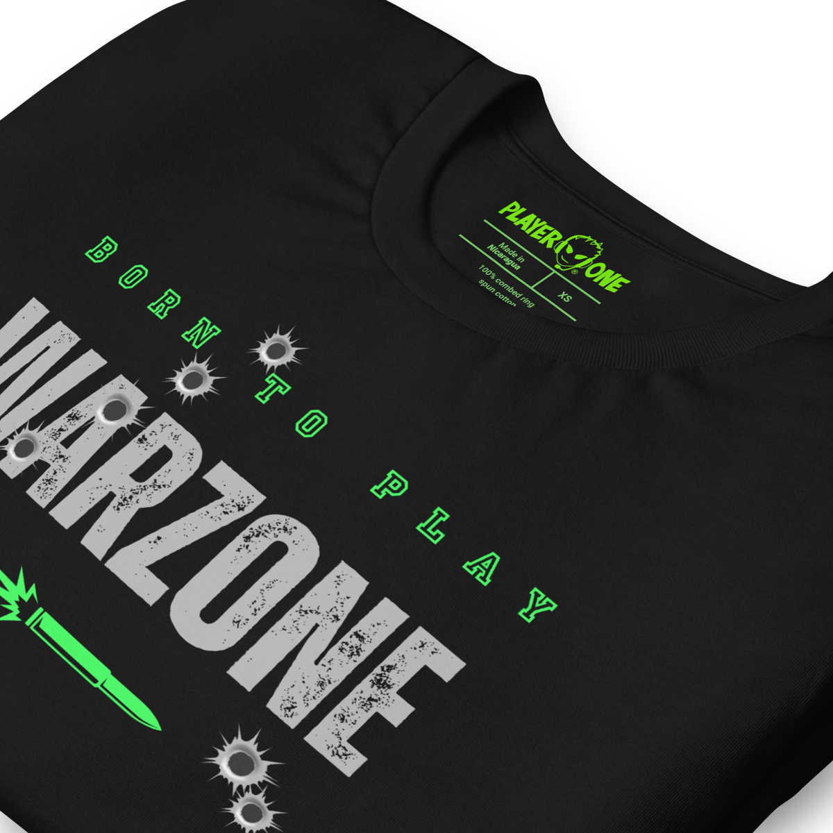 WARZONE GAMER T-SHIRT GREEN