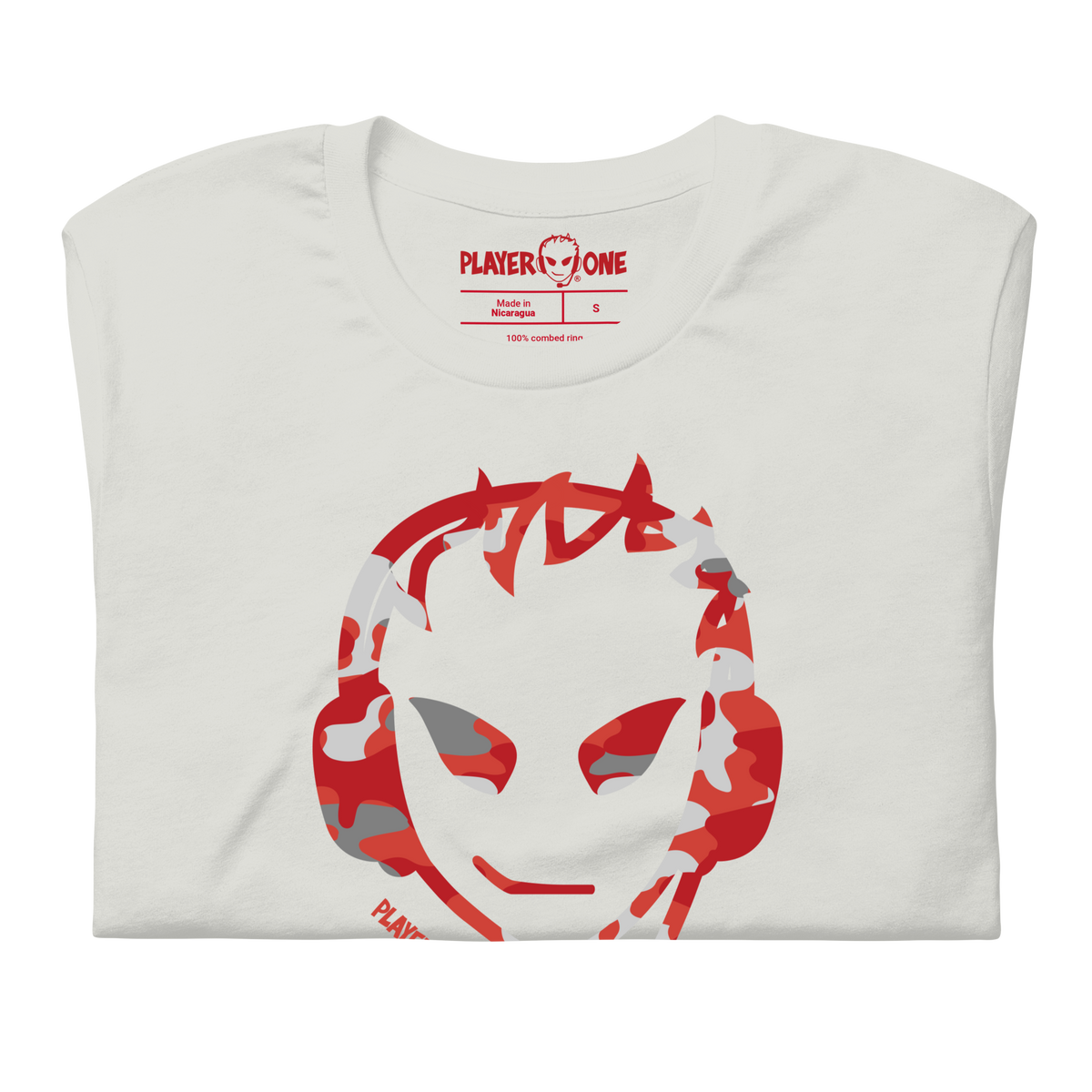 PLAYERONE RED CAMO T-SHIRT
