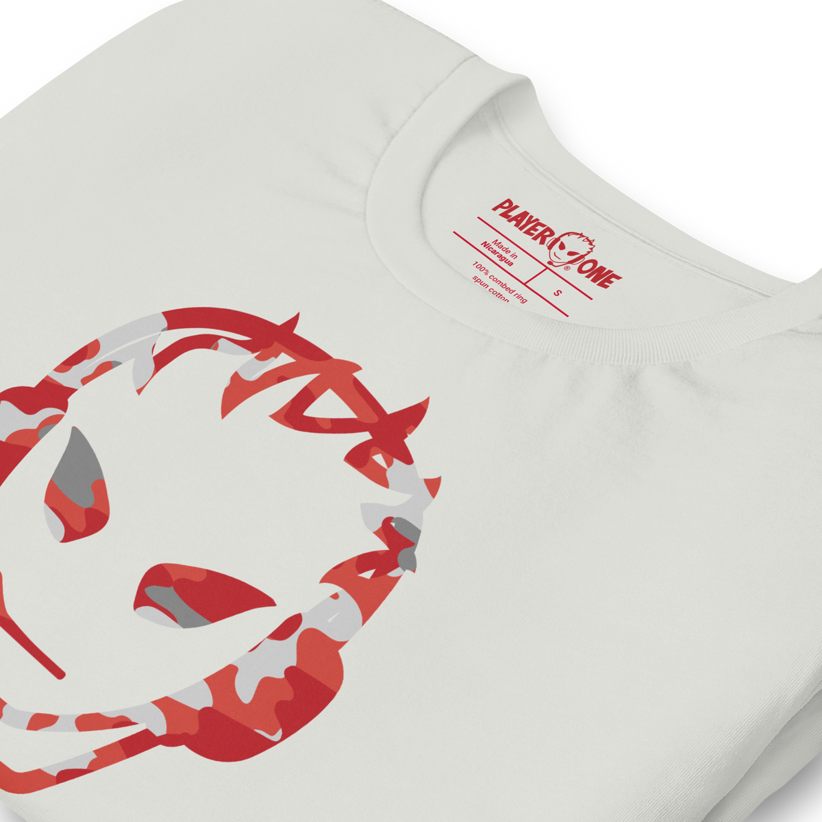 PLAYERONE RED CAMO T-SHIRT