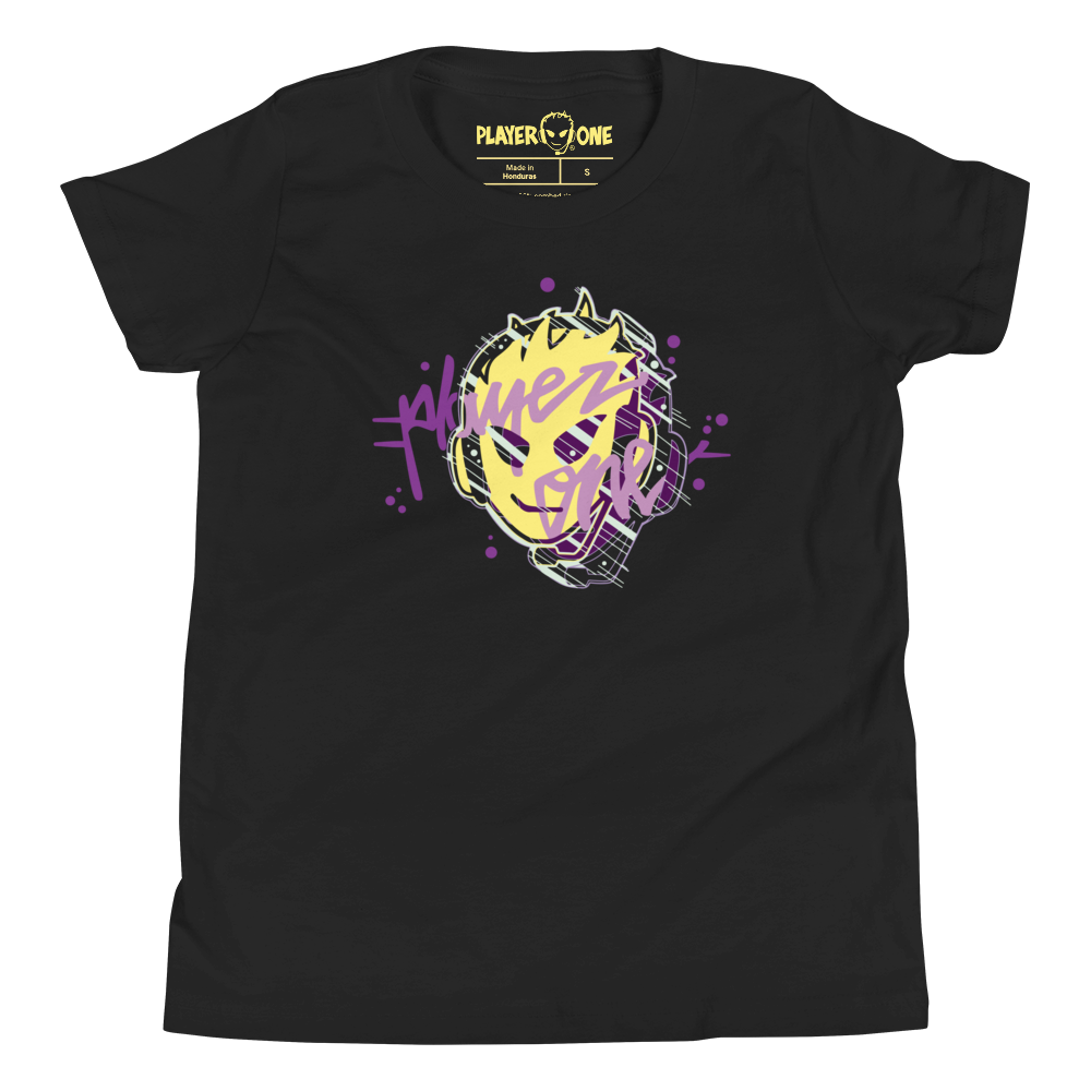 KIDS PLAYERONE PURPLE 3D T-SHIRT