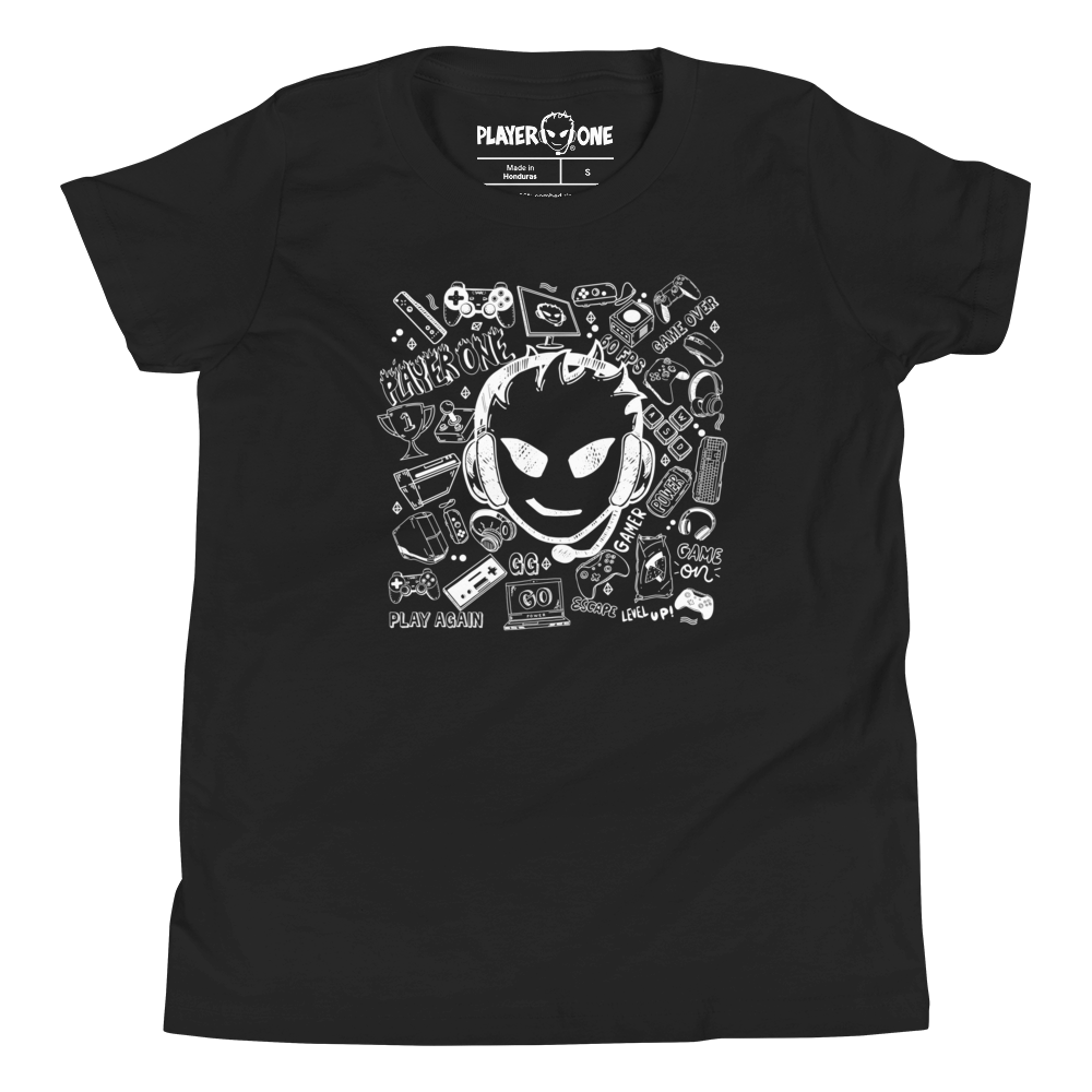 KIDS PLAYERONE DOODLE T-SHIRT