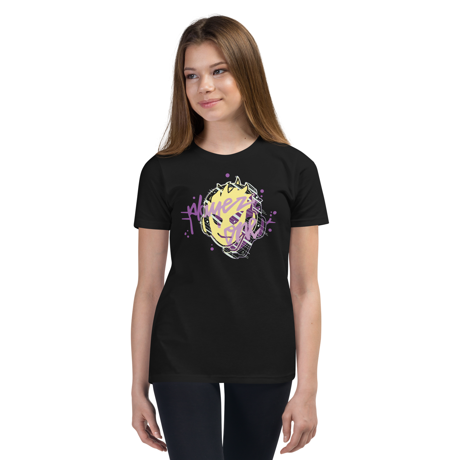 KIDS PLAYERONE PURPLE 3D T-SHIRT