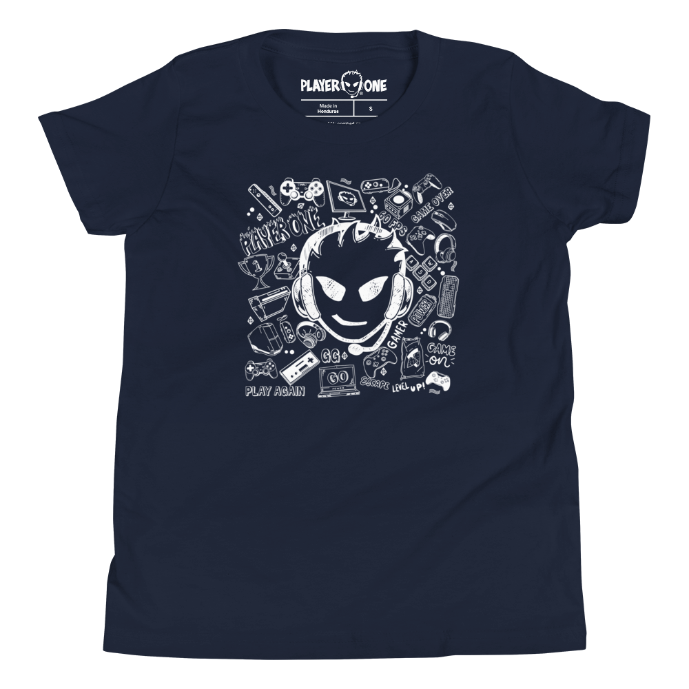 KIDS PLAYERONE DOODLE T-SHIRT