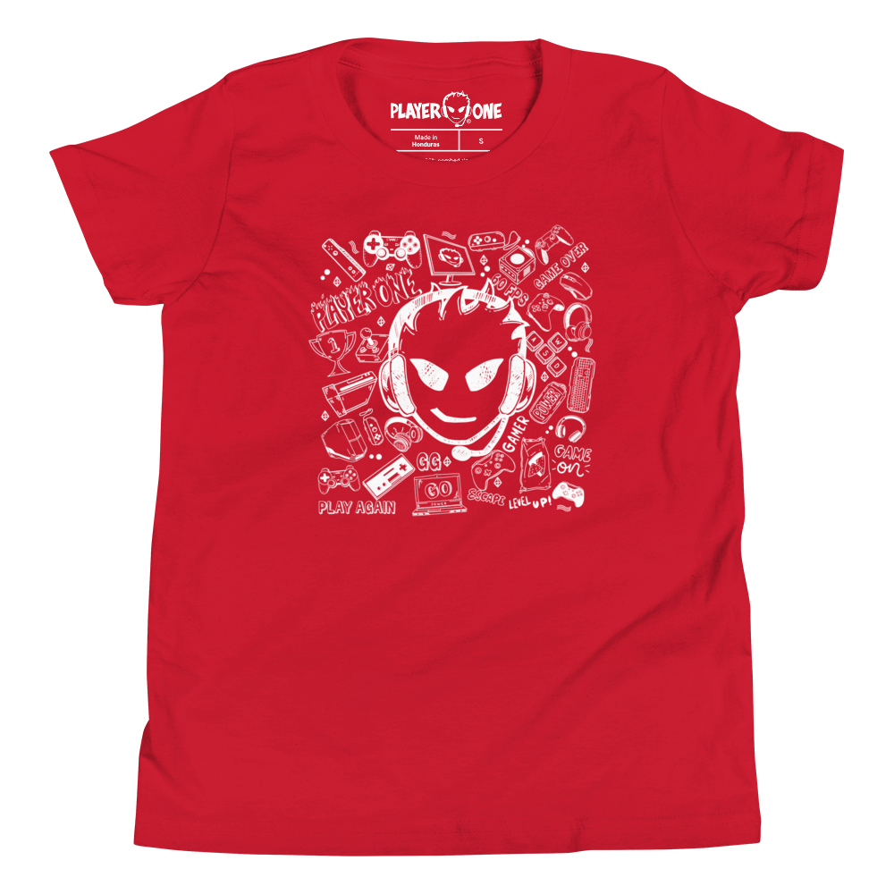 KIDS PLAYERONE DOODLE T-SHIRT