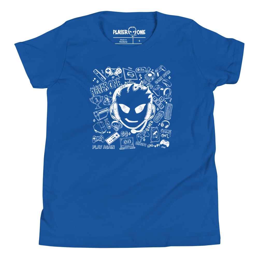KIDS PLAYERONE DOODLE T-SHIRT