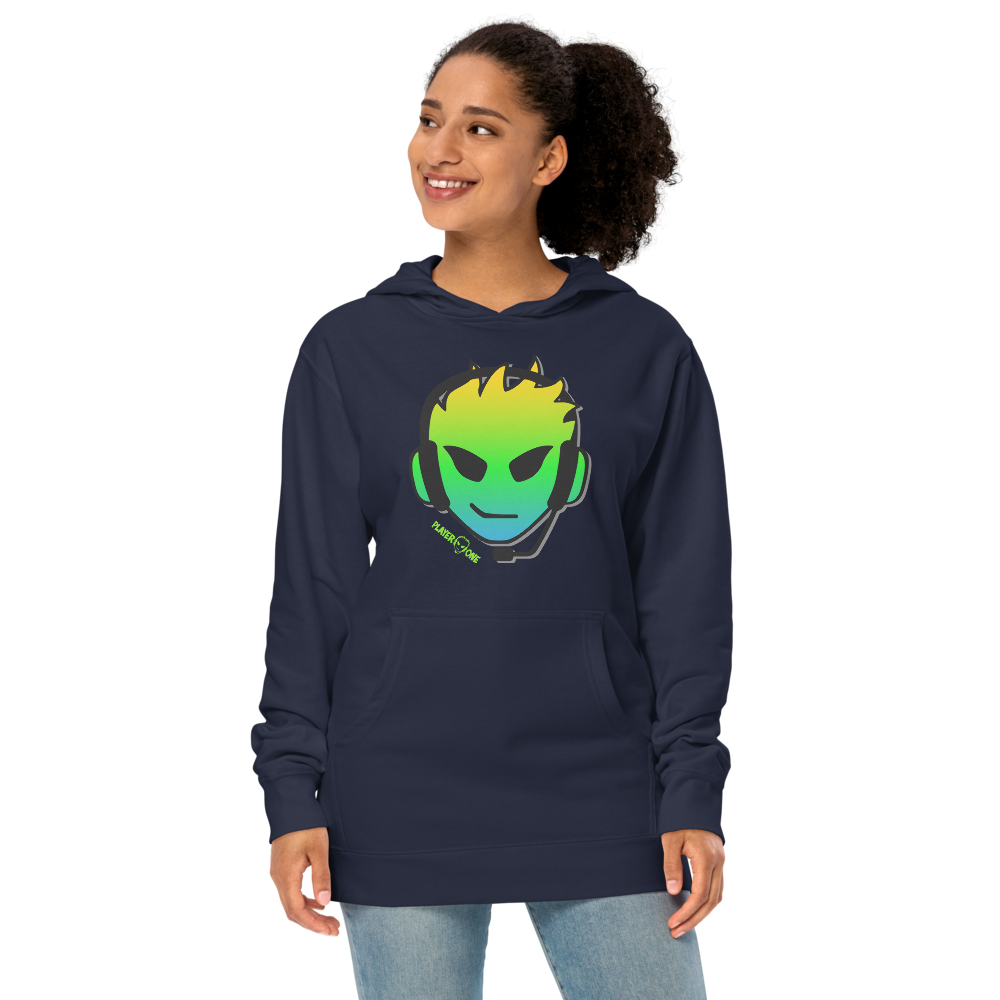 PLAYERONE GREEN GRADIENT HOODIE