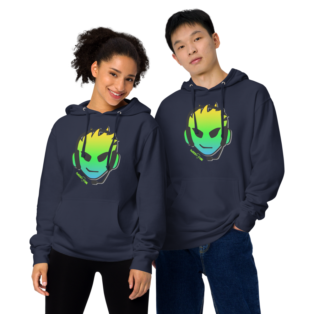 PLAYERONE GREEN GRADIENT HOODIE